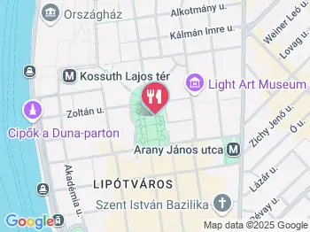 Martini Terazza Budapest a térképen