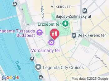Marty's Kitchen & Bar Budapest a térképen