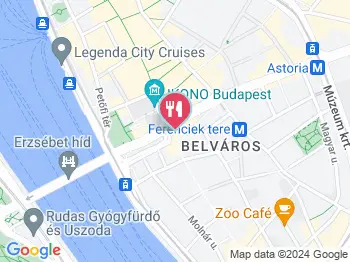 Matild Café & Cabaret Budapest a térképen