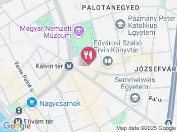 Matrjoska Kroshka Budapest a térképen