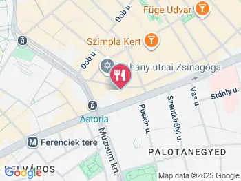 Mattarello Budapest a térképen