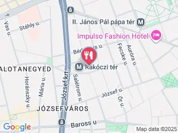 Matteo's Italian Classics Budapest a térképen