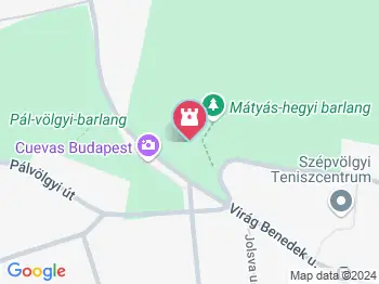 Mátyás-hegyi barlang Budapest a térképen