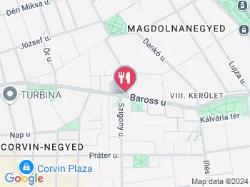 Mátyás Pékség - Baross utca Budapest a térképen