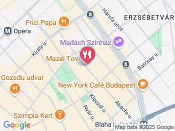 Mazel Tov Budapest a térképen