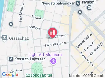 Mazi Greek Kitchen Budapest a térképen