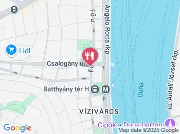 Mazsolin Cukrászda Budapest a térképen