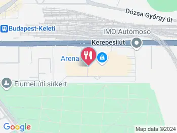 McDonald's - Arena Mall Budapest a térképen
