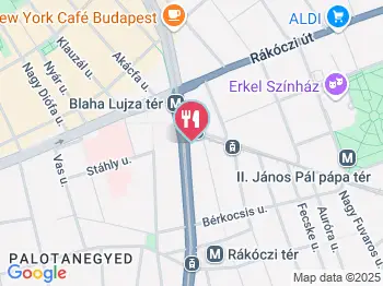 McDonald's - Blaha Lujza tér Budapest a térképen