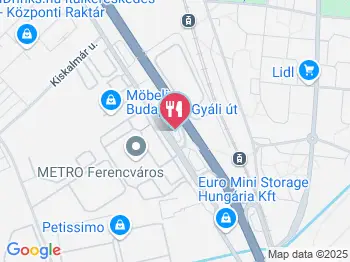 McDonald's - Gyáli út Budapest a térképen