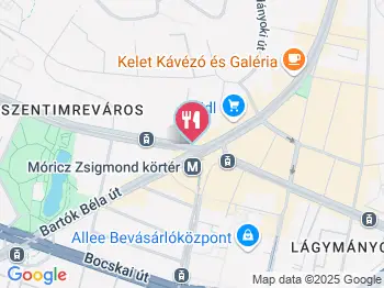 McDonald's - Móricz Zsigmond körtér Budapest a térképen