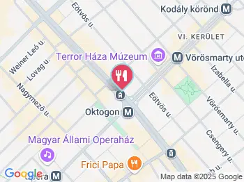 McDonald's - Oktogon Budapest a térképen