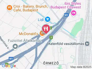 McDonald's - Budaörsi út Budapest a térképen