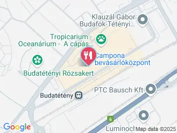MgFőzi Főzelékgyár - Campona Budapest a térképen