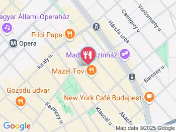 mEATing Budapest a térképen