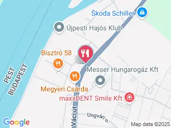 Megyeri Csárda Budapest a térképen