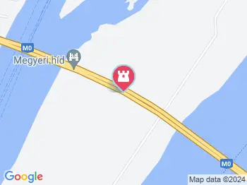 Megyeri híd Budapest a térképen