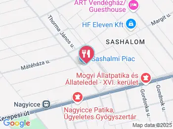 Melan'Goo Budapest a térképen