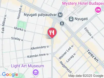 Melange Cafe & Restaurant Budapest a térképen