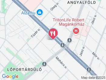 Róbert Melódin Étterem & MelóCafé Budapest a térképen