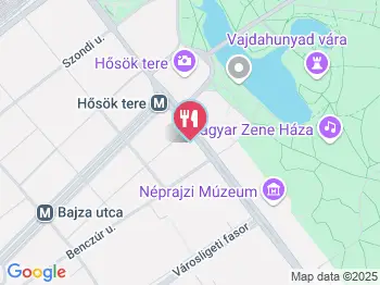 Mendle's Restaurant Budapest a térképen