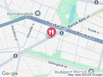 Mentes Piskóta Budapest a térképen