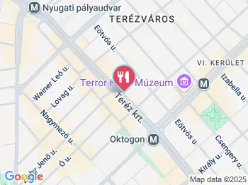 Meraki Oktogon Budapest a térképen