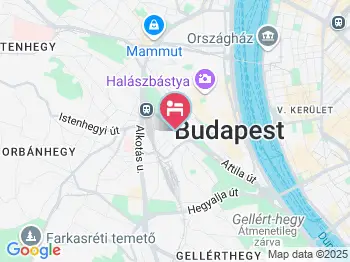 Hotel Mercure Budapest Buda Budapest a térképen