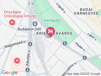 Mercure Budapest Castle Hill Budapest a térképen