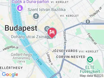 Mercure Budapest Muzeum Hotel Budapest a térképen