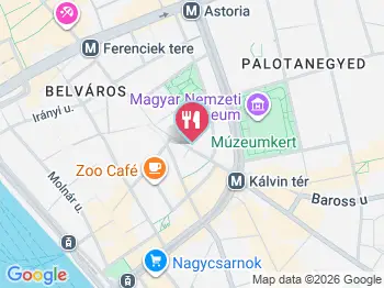 Meron - Egyetem tér Budapest a térképen