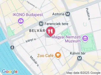 Mészár Steak Kitchen Budapest a térképen