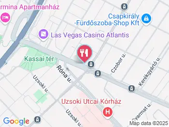 Mézes Cukrászda Budapest a térképen