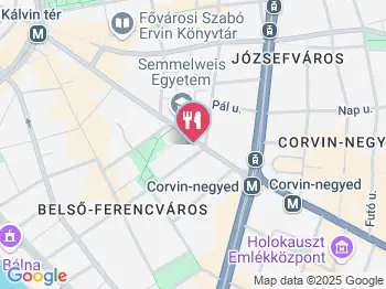 MG Records & Kávézó Budapest a térképen