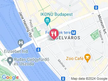 Mia's Bakery Budapest a térképen