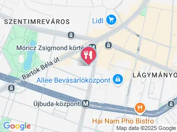 MiaPia Bistro Budapest a térképen