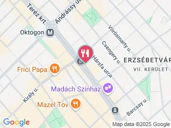 Mido's Chicken Budapest a térképen