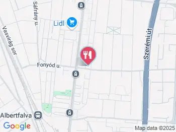 Mido's Shawarma Budapest a térképen