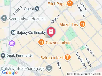 Mika Tivadar Secret Museum Budapest a térképen