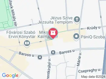 Mikszáth Kálmán-szobor Budapest a térképen