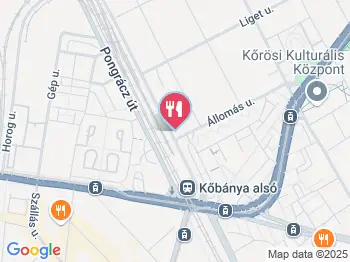 Milagro American Grill Budapest a térképen