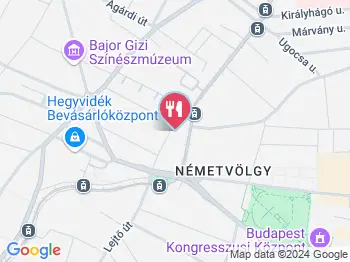 Miliő Cafe & Bistro Budapest a térképen