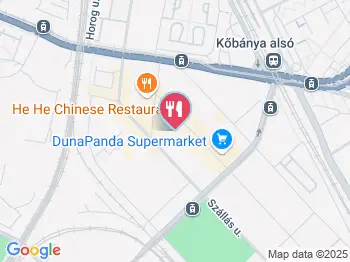 Milky Way Étterem Budapest a térképen