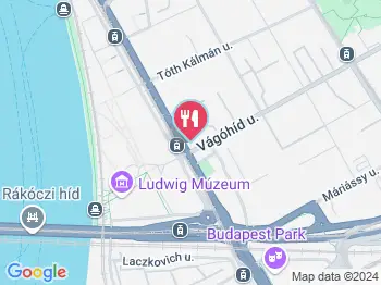 Millenium Étterem Budapest a térképen