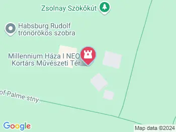 Millennium Háza rózsakert Budapest a térképen