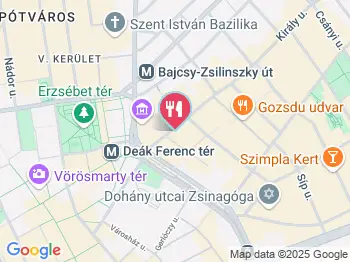 MiR Étterem Budapest a térképen