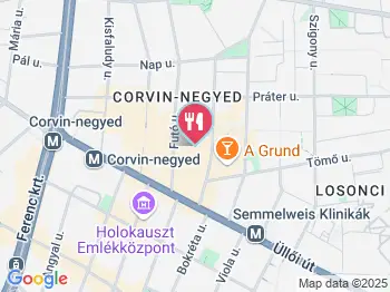 Mlinar Caffe - Corvin sétány Budapest a térképen