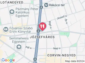 Moai Jungle Budapest a térképen