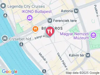 Mocsári Liliom Cukrászda Budapest a térképen