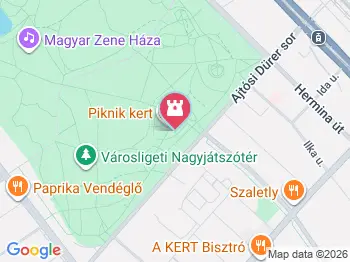 Mőcsényi Mihály botanikus kert Budapest a térképen